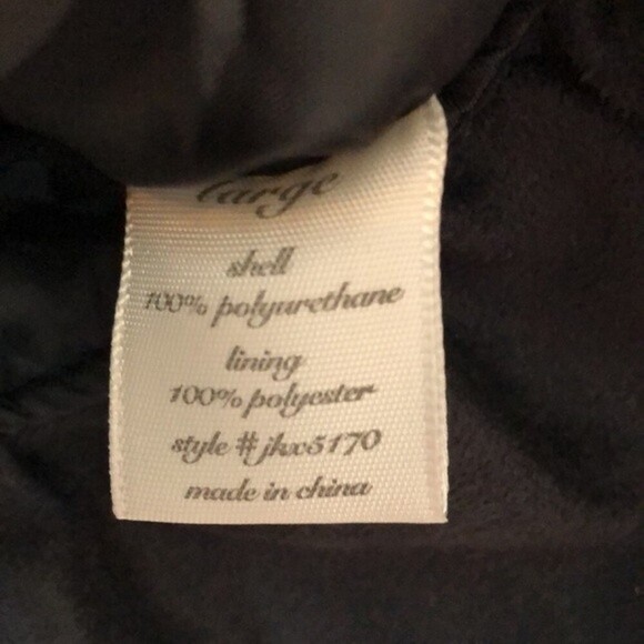 NWT Miami Jacket Size Large Black with Silver Zippers Flare Sleeves Unique - Picture 11 of 13